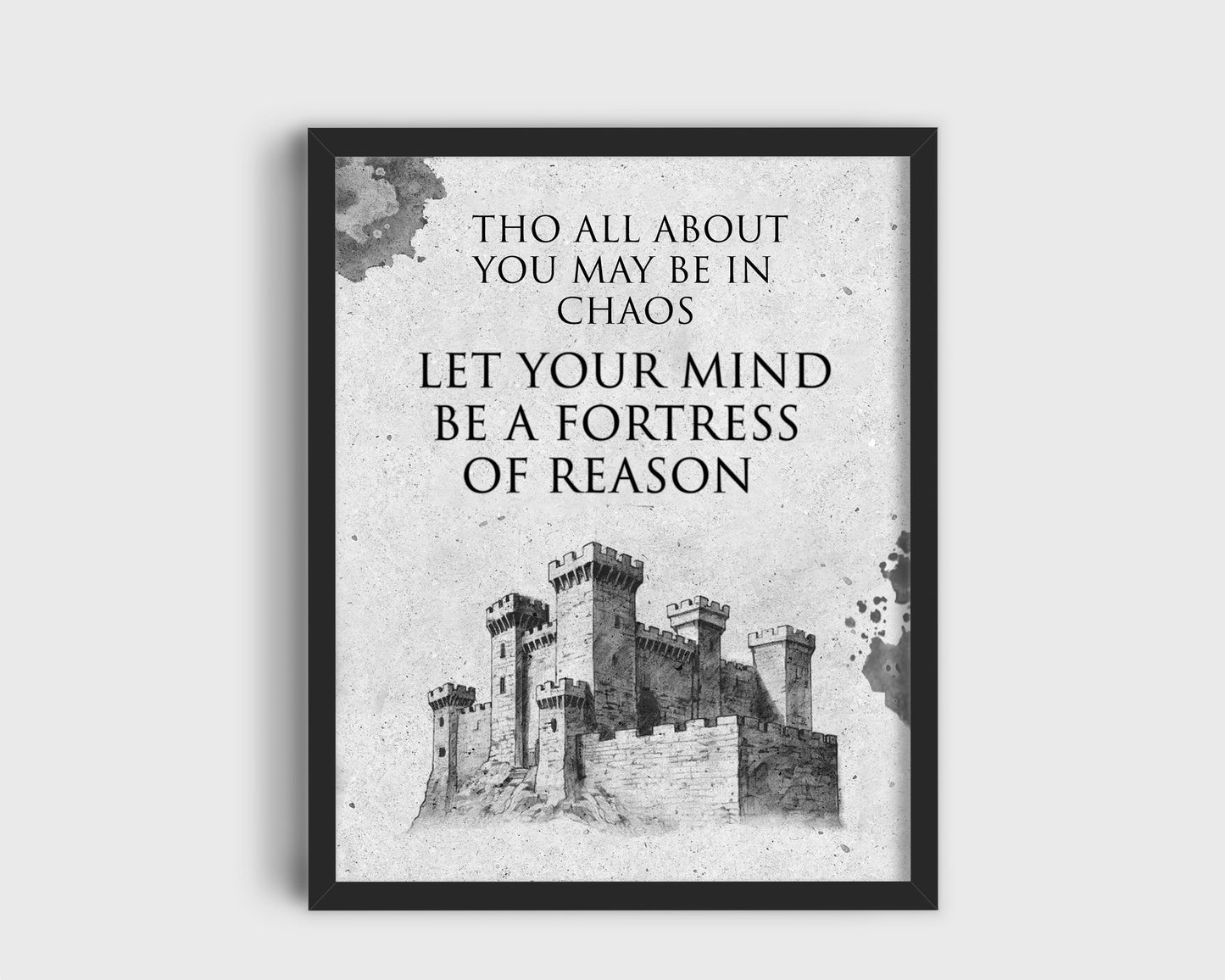 Fortress of Reason: Stoic Print