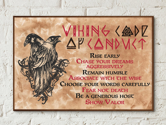 Viking Code of Conduct Poster